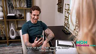 Watch the forbidden bbq feast swap with momswingers