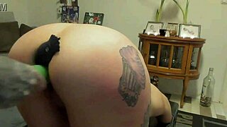 the submissive slave engages in ass-licking and rough fucking