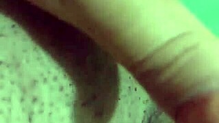 She's alone at home, just relaxing by herself