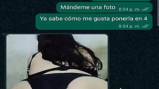 whatsapp chat with friend oscar's boss leads to fucking again