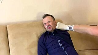 i recklessly humiliate the teacher by spitting all over his face in this double spit femdom, feeling so dominant