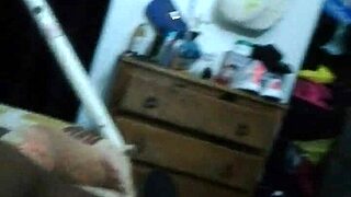 She casually enjoys sucking that big black cock