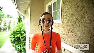 Latina cutie Carmen Rae rides raw on a monster cock 😍