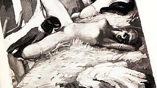 vintage erotic art collection