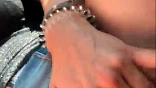 i watched an amazing blonde masturbate to orgasm in the car