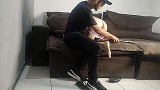 Oh man, the wife does everything the police officer wants to avoid arresting her husband