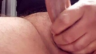 Dutch European Woman Masturbates and Cums on Monster Cock!