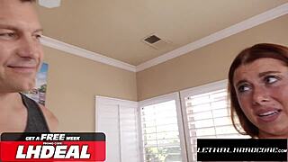 fiery redhead gets dicked hard after hot oil massage