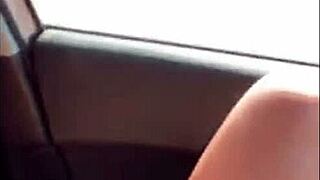 i watched an amazing blonde masturbate to orgasm in the car