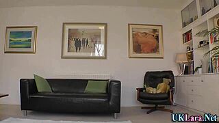 Wow, the heeled redhead tastes her lesbian partner's pussy with fingers in stockings!