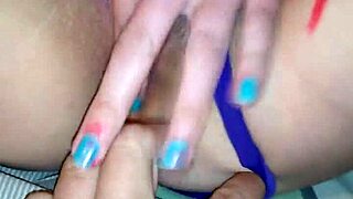 Argentinian blonde Sofy masturbates her pussy slowly and sensually in close detail