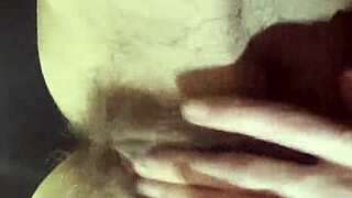 teacher masturbates her hairy wet pussy during break... dripping and passionate