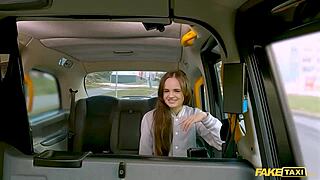 I picked up my former college student in the fake taxi and fucked her in the back.