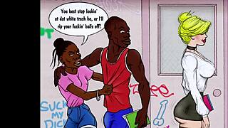 White Slut Teacher Gets Big Cock