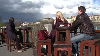 impotent dude assists black dude fucking wife in ass, licks cum on pussy 😈