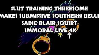 Dan's Pounding Unleashes Sadie Blair's Hidden Squirting Abilities.