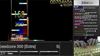 osu mania jhlee0133 speedcore 300 dt 95 06 game session