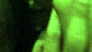 Direct cumshot lands on wife's exposed pussy during amateur session