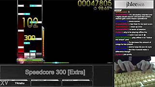 osu mania jhlee0133 speedcore 300 dt 95 06 game session