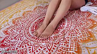 veronica valentine pleasures her juicy hairy spot.