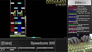 osu mania jhlee0133 speedcore 300 dt 95 06 game session