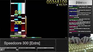 osu mania jhlee0133 speedcore 300 dt 95 06 game session