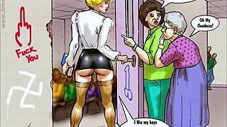 White Slut Teacher Gets Big Cock