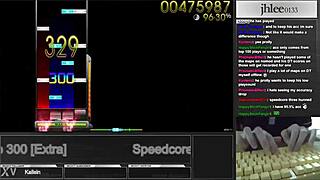 osu mania jhlee0133 speedcore 300 dt 95 06 game session