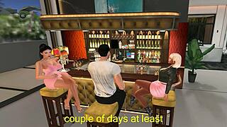 kims friend, a friend of kim, gives a lap dance to her husband while cheating