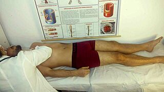 Erection In The Infirmary! Nurse Sucks Monster Cock!