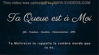 Your Cock Is Mine! French Femdom JOI Commands!