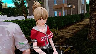 Harem hotel 101 game session in hotel room