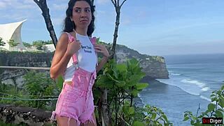 Security Guard Caught Naughty Girl In Private Sector And Fucked Her With Sea View