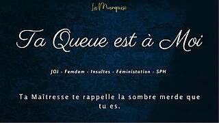 Your Cock Is Mine! French Femdom JOI Commands!