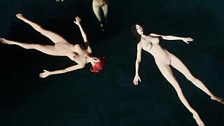 caroline explores lesbian fantasies in the rental cabin with dildos and strapons