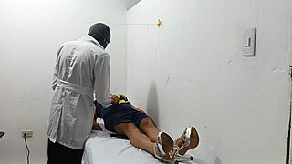 i'm the kinky doctor jerking off in my office