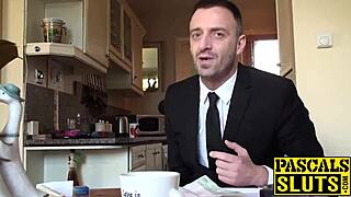 Maledom Torments Slutty Girl with Spit