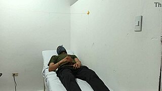 i'm the kinky doctor jerking off in my office