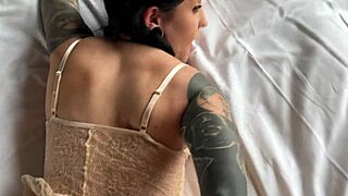 Footjob in backstage from italian beauty morea black 👣