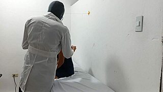 i'm the kinky doctor jerking off in my office