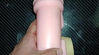 trio starts with kisses, ends in tits fucking.