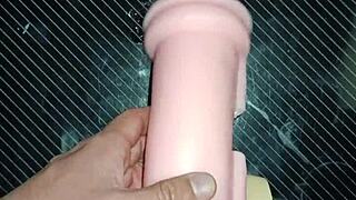 trio starts with kisses, ends in tits fucking.