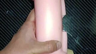 trio starts with kisses, ends in tits fucking.