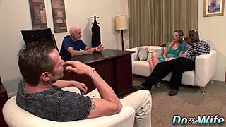 Stud Drills Hotwife Daisy Layne In Front Of Her Black Cuck