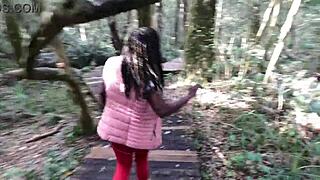 we fucked in the garden and almost got caught