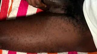 Bbc cock gets a sloppy handjob