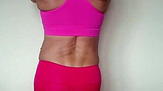 Misr4 Update 6 Features Pink Leggings In A Tight Workout Session On July 20, 2025