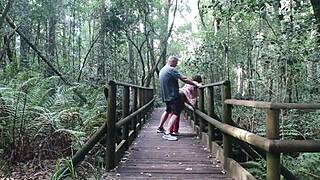 we fucked in the garden and almost got caught