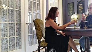 Hotwife Candi Annie receives cock and cum as anniversary gift