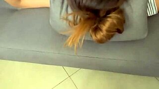 We jerked off together while she watched Christmas flicks